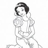 Desenhos para colorir Branca de Neve