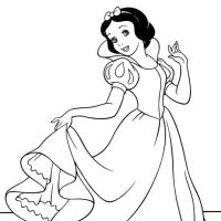 Desenhos para colorir Branca de Neve