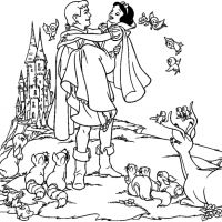 Desenhos para colorir Branca de Neve