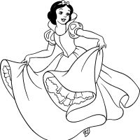 Desenhos para colorir Branca de Neve