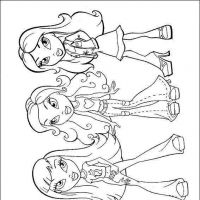 Desenhos para colorir Bratz