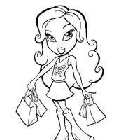 Desenhos para colorir Bratz
