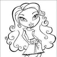Desenhos para colorir Bratz