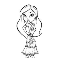 Desenhos para colorir Bratz
