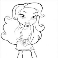 Desenhos para colorir Bratz