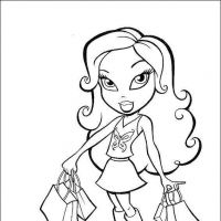 Desenhos para colorir Bratz