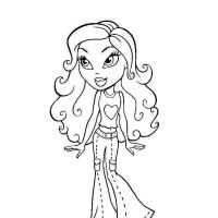 Desenhos para colorir Bratz