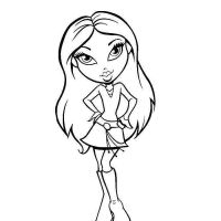 Desenhos para colorir Bratz