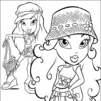 Desenhos para colorir Bratz