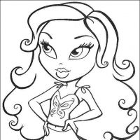 Desenhos para colorir Bratz