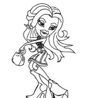 Desenhos para colorir Bratz