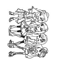 Desenhos para colorir Bratz