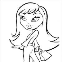 Desenhos para colorir Bratz