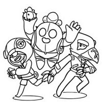 Desenhos para colorir Brawl Stars