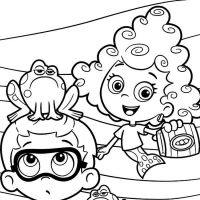 Desenhos para colorir Bubble Guppies