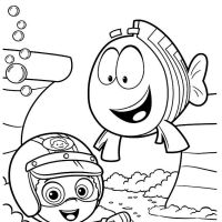 Desenhos para colorir Bubble Guppies