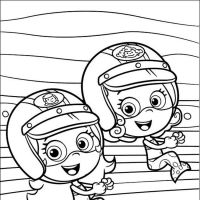 Desenhos para colorir Bubble Guppies