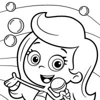 Desenhos para colorir Bubble Guppies
