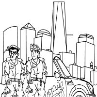 Desenhos para colorir Caça Fantasmas