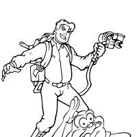 Desenhos para colorir Caça Fantasmas