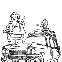 Desenhos para colorir Caça Fantasmas