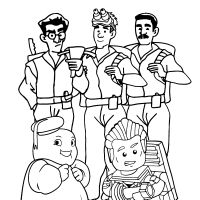 Desenhos para colorir Caça Fantasmas