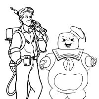 Desenhos para colorir Caça Fantasmas