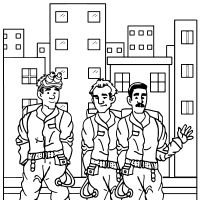 Desenhos para colorir Caça Fantasmas