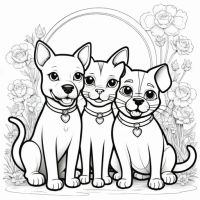Desenhos para colorir Cachorros