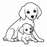 Desenhos para colorir Cachorros