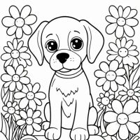 Desenhos para colorir Cachorros