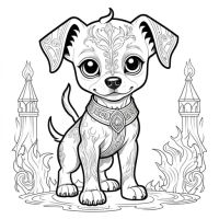 Desenhos para colorir Cachorros