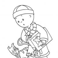 Desenhos para colorir Caillou