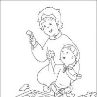 Desenhos para colorir Caillou