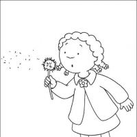 Desenhos para colorir Caillou
