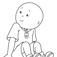 Desenhos para colorir Caillou