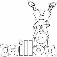 Desenhos para colorir Caillou