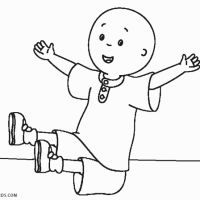 Desenhos para colorir Caillou