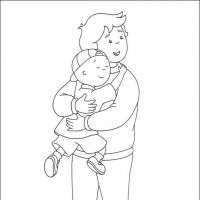 Desenhos para colorir Caillou