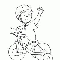 Desenhos para colorir Caillou