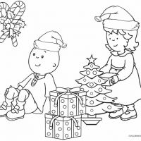 Desenhos para colorir Caillou