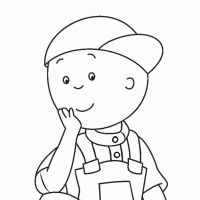 Desenhos para colorir Caillou