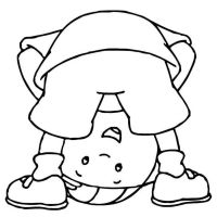 Desenhos para colorir Caillou