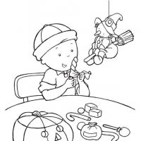 Desenhos para colorir Caillou
