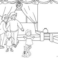 Desenhos para colorir Caillou