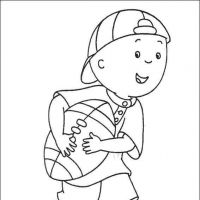 Desenhos para colorir Caillou