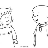 Desenhos para colorir Caillou