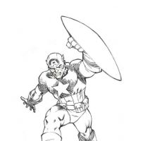 Desenhos para colorir Capitão América