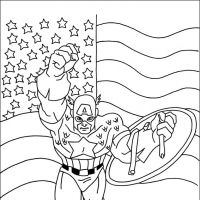 Desenhos para colorir Capitão América