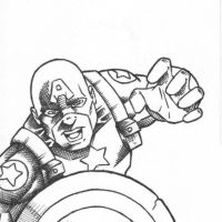 Desenhos para colorir Capitão América